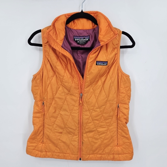 Patagonia Jackets & Blazers - Patagonia Nano Puff Vest Size XS Orange Pink Lightweight